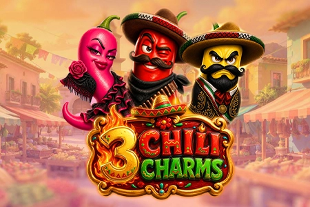 3 Chili Charms Hold 'n' Win casino game on FunInExchange