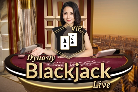 Dynasty VIP Blackjack 8 casino game on FunInExchange