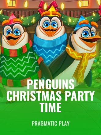 Penguins Christmas Party Time