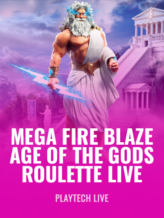 Mega Fire Blaze Age of the Gods Roulette Live
