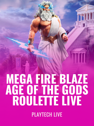 Mega Fire Blaze Age of the Gods Roulette Live