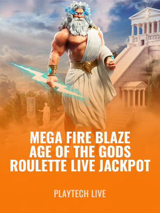 Mega Fire Blaze Age of the Gods Roulette Live Jackpot