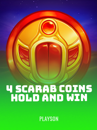 4 Scarab Coins: Hold and Win