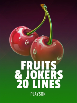 Fruits & Jokers: 20 lines