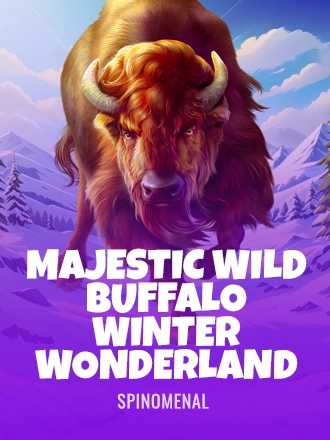 Majestic Wild Buffalo - Winter Wonderland