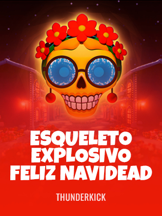 Esqueleto Explosivo Feliz Navidead