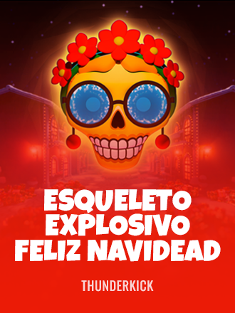 Esqueleto Explosivo Feliz Navidead