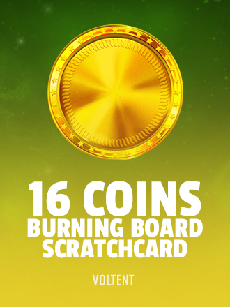 16 Coins: Burning Board Scratchcard