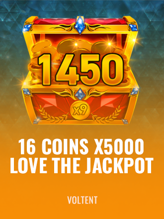 16 Coins x5000 Love the Jackpot