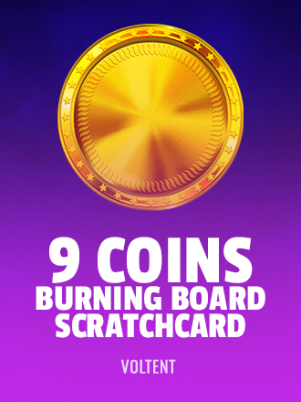 9 Coins: Burning Board Scratchcard