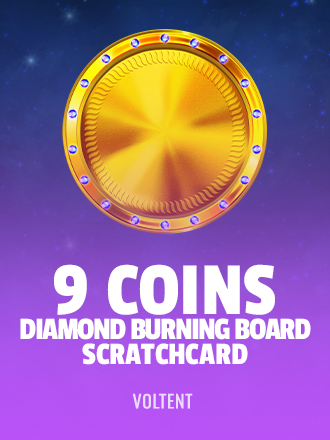 9 Coins: Diamond Burning Board Scratchcard