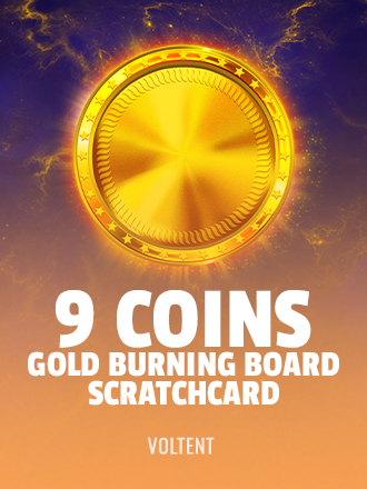 9 Coins: Gold Burning Board Scratchcard