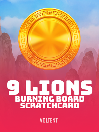 9 Lions: Burning Board Scratchcard