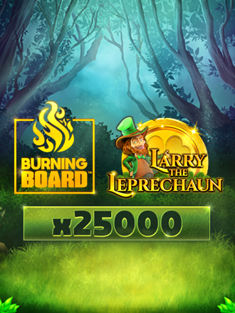 Larry the Leprechaun Burning Board