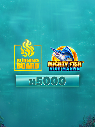 Mighty Fish: Blue Marlin Burning Board Scratchcard