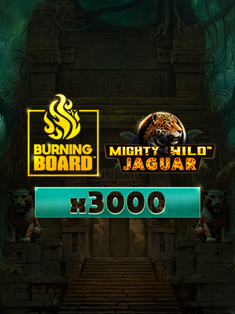 Mighty Wild: Jaguar Burning Board Scratchcard