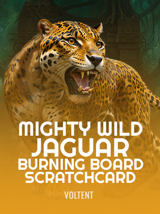 Mighty Wild: Jaguar Burning Board Scratchcard