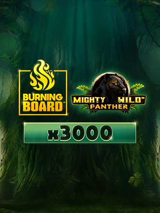Mighty Wild: Panther Burning Board Scratchcard