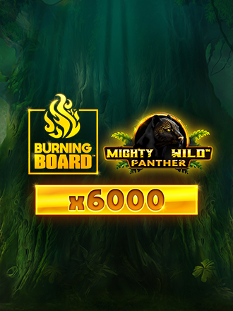 Mighty Wild: Panther Gold Burning Board Scratchcard