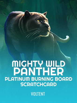 Mighty Wild: Panther Platinum Burning Board Scratchcard