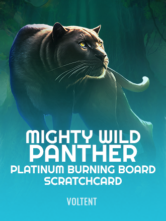 Mighty Wild: Panther Platinum Burning Board Scratchcard